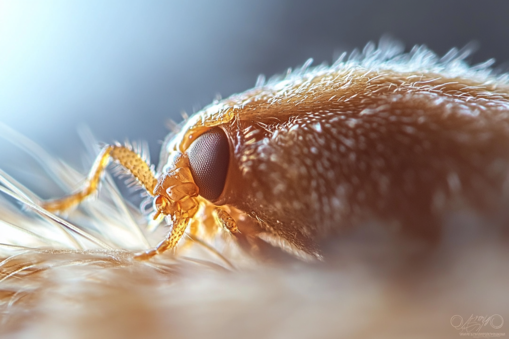 fotografia-macro-da-pulga-no-pelo-do-cachorro